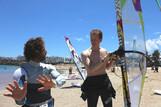 Porto Pollo - Windsurflabor Camp, Coaching am Strand