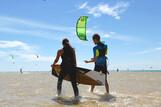 Abu Soma - Kite City, Einweisung im Wasser