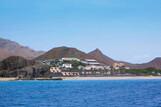 Sao Vicente - Foya Branca, Blick vom Meer zur Anlage