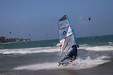 Cabarete - ION CLUB, Windsurf Action am Beach