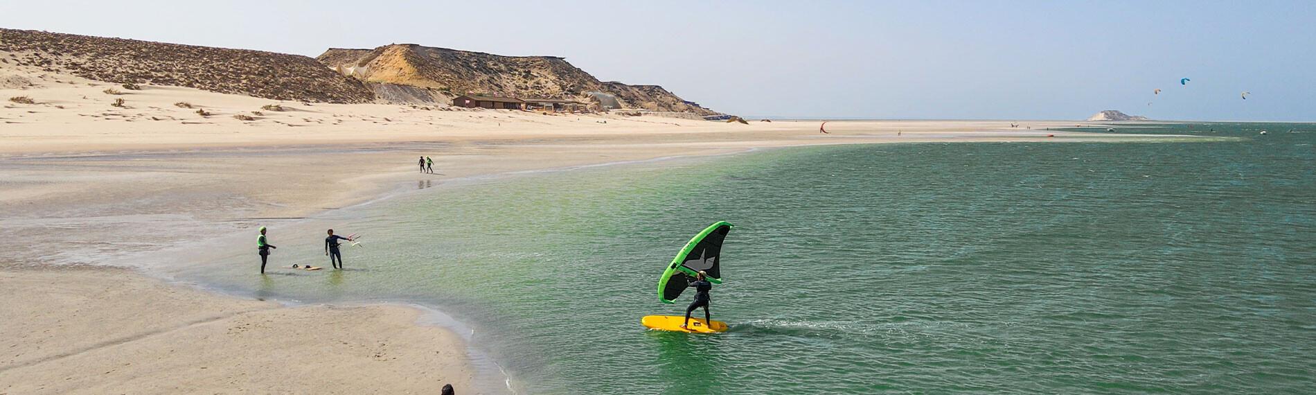 Dakhla - Wingfoilen am Kiteboarding-Club