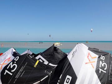 El Gouna - Osmosis Kiteboarding, Blick auf den Spot
