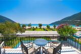 Lefkada, Surf Hotel, Appartement Meerblick, Blick Strand und Meer