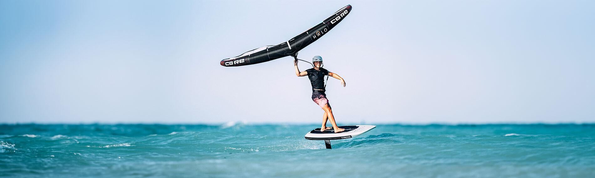 Wingfoilen in Rhodos Theologos