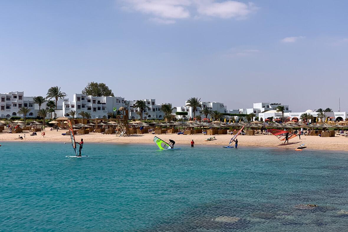 Windsurfspots in Hurghada, Ägypten sun+fun Windsurfen