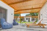 Rhodos Theologos - 'LOGOS Beach Village, Studio, Terrasse