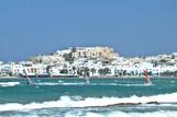 Naxos - Surf Action vor Naxos Chora