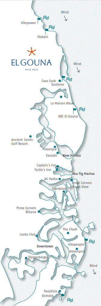 El Gouna - Karte Katalog 2026