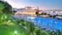 Kos Psalidi - Platanista Hotel, Pool bei Abenddämmerung