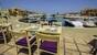El Gouna, Captain`s Inn, Steakhouse Blick zum Hafen