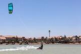 El Gouna - Kite-People, Blick auf Mövenpick Resort