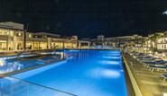 Abu Soma - Amarina Hotel, Poolbereich bei Nacht