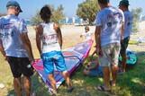 Porto Pollo - Windsurflabor Camp, Coaching im Schatten