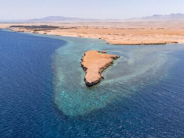 Ägypten - Sharm El Naga - Extra Divers - Luftbild Saumriff